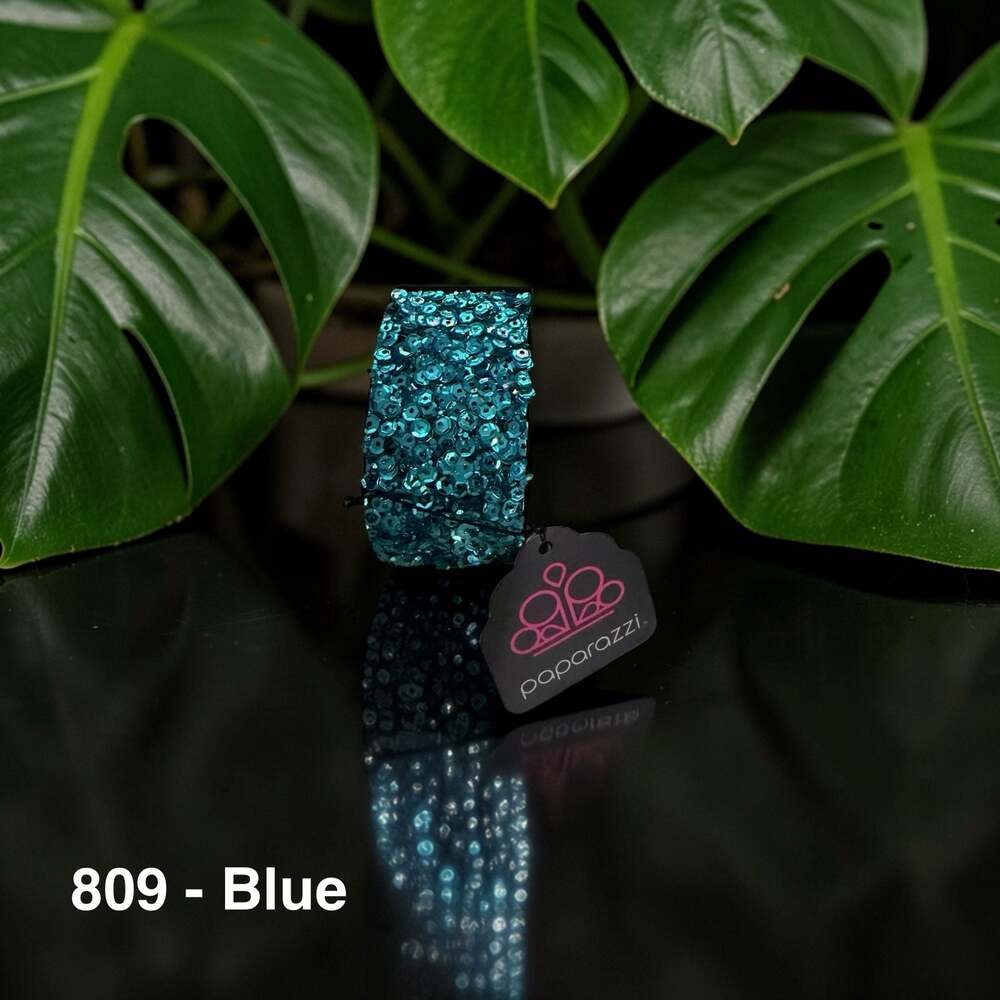 Teal Sequin Urban Bracelet